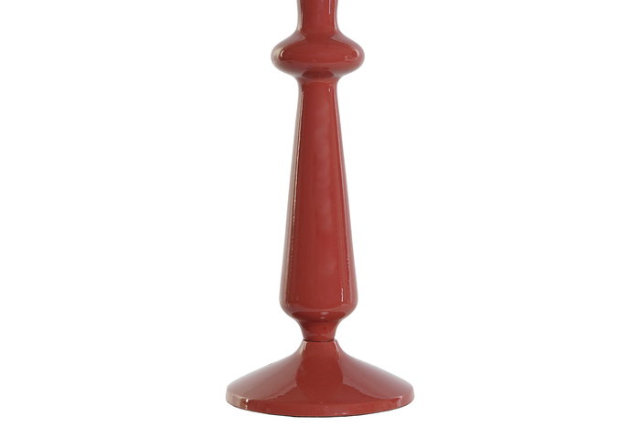 DKD Home Decor Candelabro Sejed Urban Mostaza Terracota Aluminio 10 x 41 x 10 cm (2 Unidades)