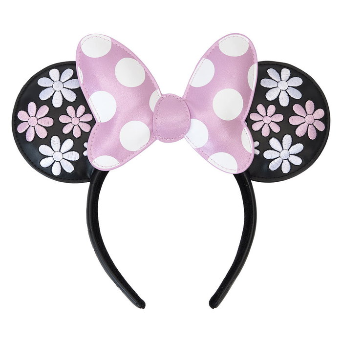 Loungefly Diadema Orejas Floral Rock the Dots Minnie Disney