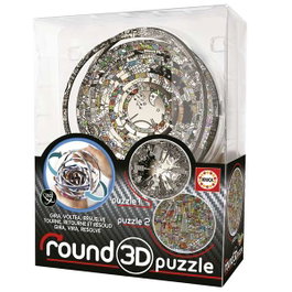 Educa Round 3D Puzzle Charles Fazzino
