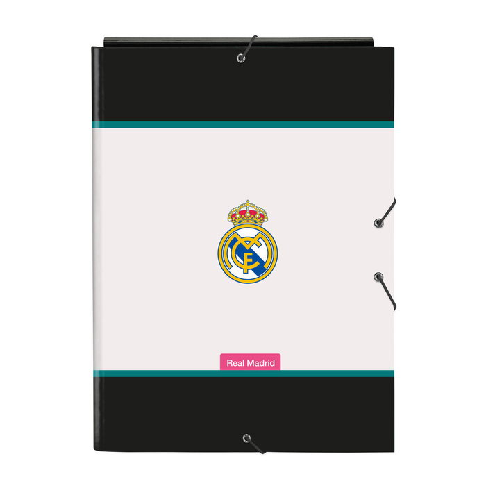 Safta Carpeta de Cartón Real Madrid 1 Equipación 26/27 con Solapas y Gomas Safta Carpeta de Cartón Real Madrid 1 Equipación 26/27 con Solapas y Gomas