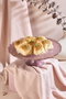 Hermia Plato para Servir Pasteles Damson en Vidrio 28 cm