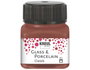 Kreul Pintura vidrio y porcelana GLASS&PORCELAIN Classic brillante coñac 20ml