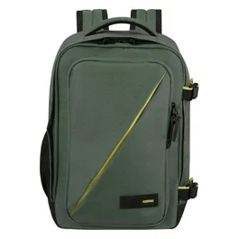 American Tourister Mochila Take2cabin S 24.2 Litros Maleta Cabina 40x25x20 cm Portabotellas Verde Dark Forest