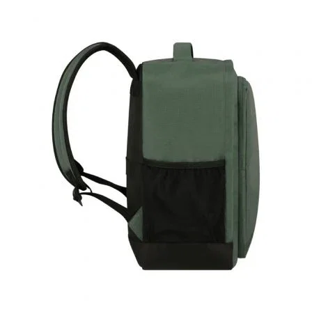 Mochila american tourister take2cabin s capacidad 24.2l verde