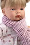 Llorens Muñeca Joelle Chaqueta Fuxia 38cm Cuerpo Tela Incluye Chupete