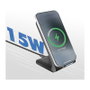 LogiLink Wireless Quick Charging Stand 15 W, bobina doble, negro