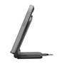LogiLink Wireless Quick Charging Stand 15 W, bobina doble, negro