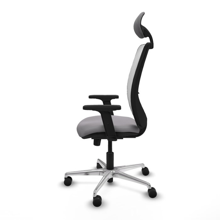 PIQUERAS Y CRESPO Silla de oficina Zulema con mecanismo Sincro, Gris y Blanco PIQUERAS Y CRESPO Silla de oficina Zulema con mecanismo Sincro, Gris y Blanco