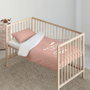 Funda Nórdica Kids&Cotton Xalo Big Rosa 115 x 145 cm