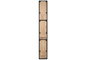 DKD Home Decor Estantería de Teca y Metal Natural 110x27x195