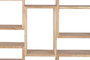 DKD Home Decor Estantería de Teca y Metal Natural 110x27x195