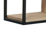 DKD Home Decor Estantería de Teca y Metal Natural 110x27x195
