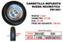 SIFER Rueda Neumática para Carretilla de Obra 35 cm con Llanta de Metal y Eje de 25 cm