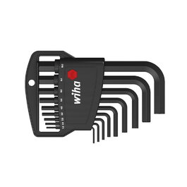 Wiha Juego Llaves Allen Cortas 9 Piezas 1.5-2-2.5-3-4-5-6-8-10 mm