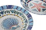 DKD Home Decor Plato Melamina Atenas Surtido de 2 Colores
