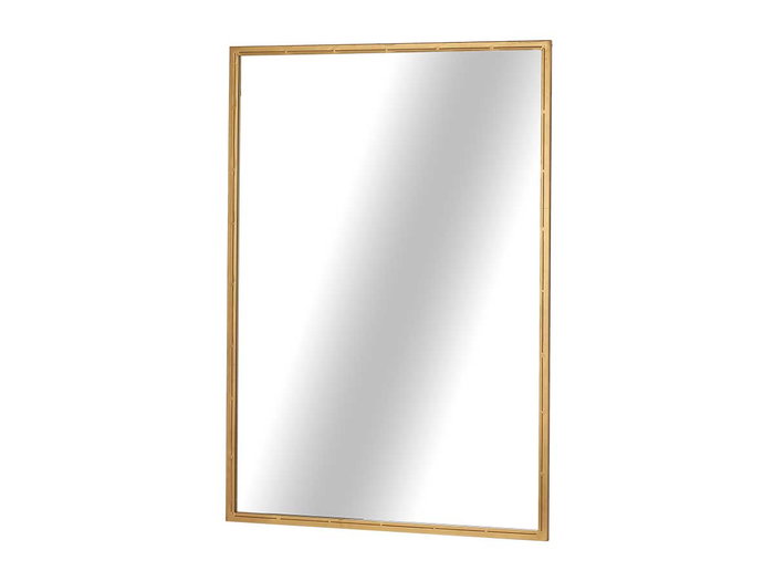 Giftdecor Espejo Rectangular Dorado 100 cm Metal Cristal