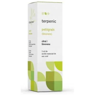 TERPENIC Aceite Esencial Petitgrain Limonero 100% Puro Natural Quimiotipado - 5 ml - Uso Oral TERPENIC Aceite Esencial Petitgrain Limonero 100% Puro Natural Quimiotipado - 5 ml - Uso Oral