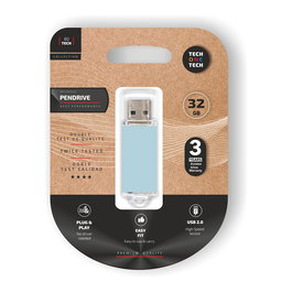 Tech One Tech Basic Blue Sky Pendrive Memoria USB 32 GB