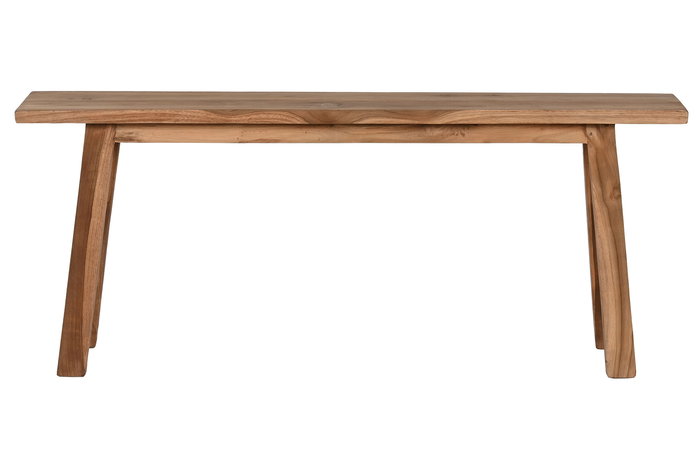 DKD Home Decor Banco Indonesia 1c24 Teca Maciza Natural 120 x 20 x 50 cm