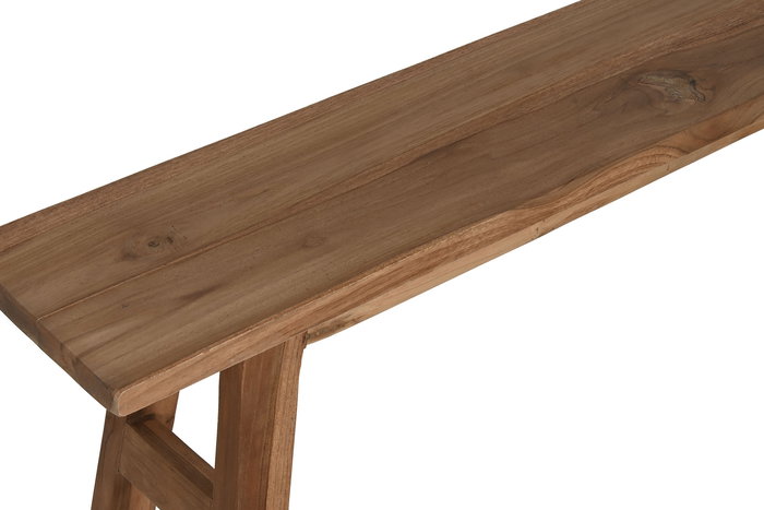 DKD Home Decor Banco Indonesia 1c24 Teca Maciza Natural 120 x 20 x 50 cm