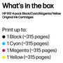HP 912 Pack de 4 Cartuchos de Tinta Originales (CMYK) para OfficeJet