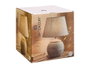 Giftdecor Lámpara Rayas Verde 39 cm Cerámica y Tela E27 - IP20 (Set de 4)