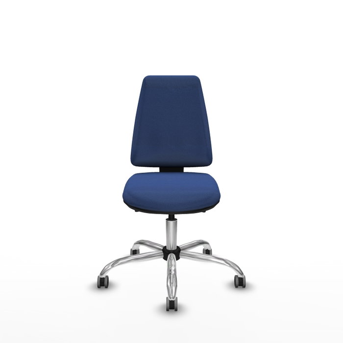 PIQUERAS Y CRESPO Silla de oficina Elche Azul marino sin brazos