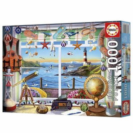 Educa Puzzle 1000 piezas Vida En El Puerto