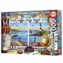 Educa Puzzle 1000 piezas Vida En El Puerto