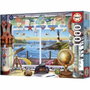 Educa Puzzle 1000 piezas Vida En El Puerto