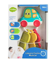 Creaciones Llopis Llavero Coche Musical con Luces y Caja 10x7x18