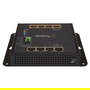 StarTech.com Switch de Red Gestionado Industrial 8 Puertos Gigabit PoE+ - 4 Puertos PoE+ de 30W - Conmutador Resistente L2 IP30 para Montaje en Pared de -40C a +75C