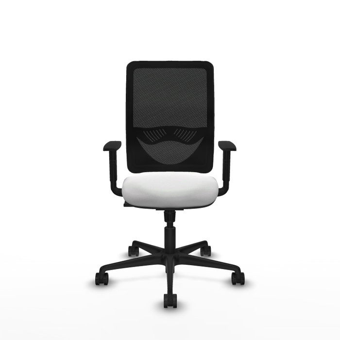 PIQUERAS Y CRESPO Silla de oficina Zulema con mecanismo Sincro, Blanco y Negro PIQUERAS Y CRESPO Silla de oficina Zulema con mecanismo Sincro, Blanco y Negro