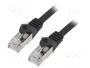 Gembird Cable de red Cat6a 1m Negro