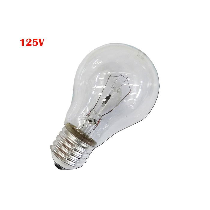 Clar Iluminación Bombilla Incandescente Standard Clara 60W E27 125V Luz Cálida Transparente Clar Iluminación Bombilla Incandescente Standard Clara 60W E27 125V Luz Cálida Transparente