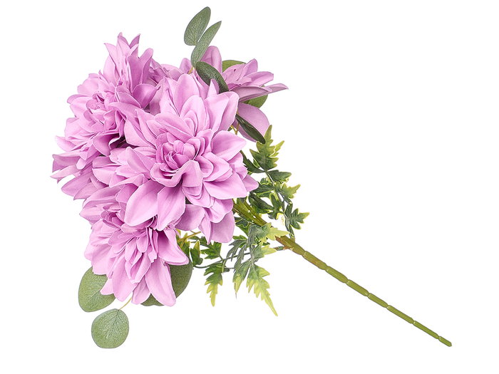 Ibergarden Ramo de 5 Flores Abiertas Lilas 39 cm Plástico Decoración (Set de 12)