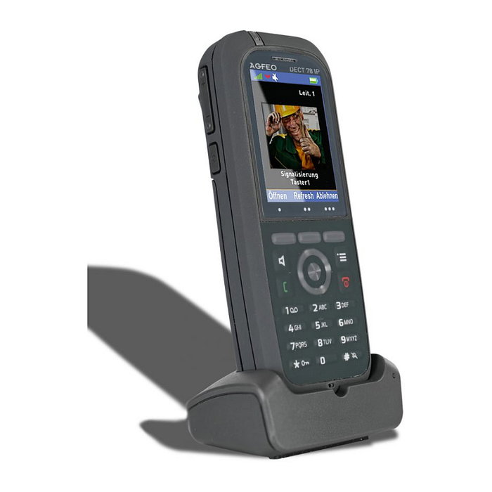 AGFEO DECT 78 IP Teléfono IP Inalámbrico DECT Escritorio Gris IP65
