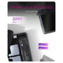 ICY BOX IB-CR602M-C31 Caja Externa SSD M.2 NVMe/SATA con Lector de Tarjetas SD 4.0, USB 3.2 Gen 2 Tipo-C+A 10 Gbit/s, Aluminio Negro