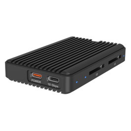 ICY BOX IB-CR602M-C31 Caja para SSD M.2 NVMe/SATA con Lector de Tarjetas SD 4.0