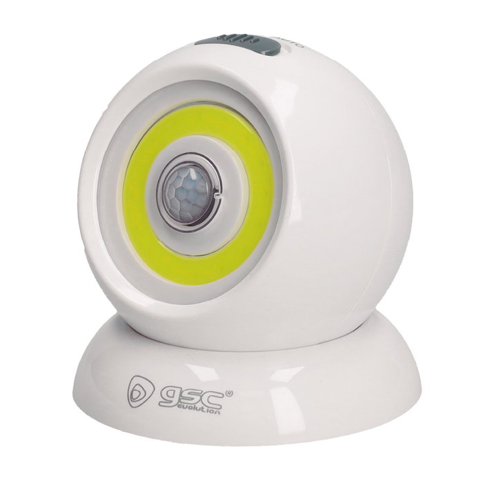 GSC Evolution Luz con sensor de movimiento 2W Blanco
