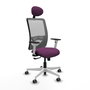 PIQUERAS Y CRESPO Silla de oficina Zulema con mecanismo Sincro, Morado y Gris