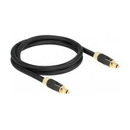 DeLOCK Cable estándar TOSLINK macho-macho 1 m Antracita