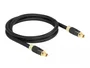DeLOCK Cable de fibra óptica TOSLINK macho a macho 1 m Antracita