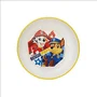 Thermobaby Set de Comida 5 Piezas Paw Patrol - Plato, Tazón, Taza, Cuchara y Tenedor - Amarillo