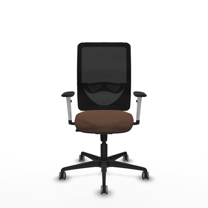PIQUERAS Y CRESPO Silla de oficina Zulema con mecanismo Sincro, Marrón y Negro PIQUERAS Y CRESPO Silla de oficina Zulema con mecanismo Sincro, Marrón y Negro