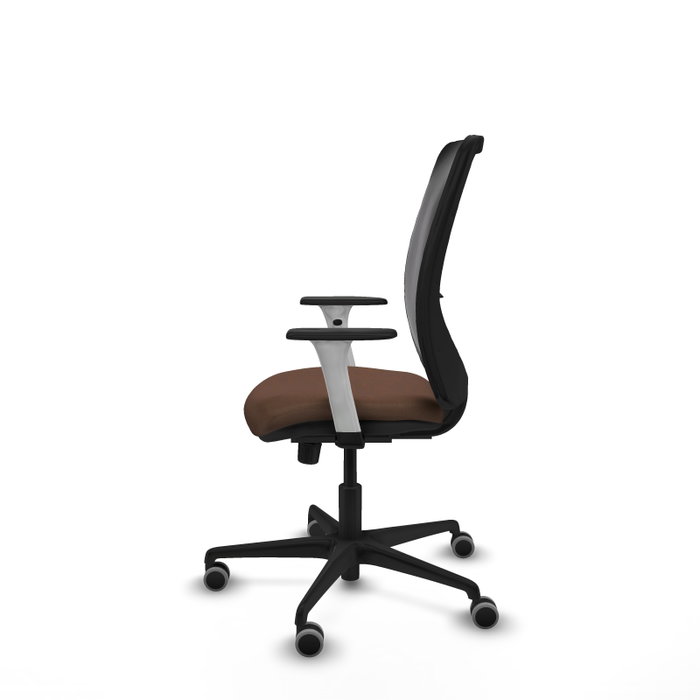PIQUERAS Y CRESPO Silla de oficina Zulema con mecanismo Sincro, Marrón y Negro PIQUERAS Y CRESPO Silla de oficina Zulema con mecanismo Sincro, Marrón y Negro