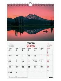 Calendario (2026) Finocam Pared Espiral Imagenes Mensual Para Escribir 250X400 Atardeceres Magicos