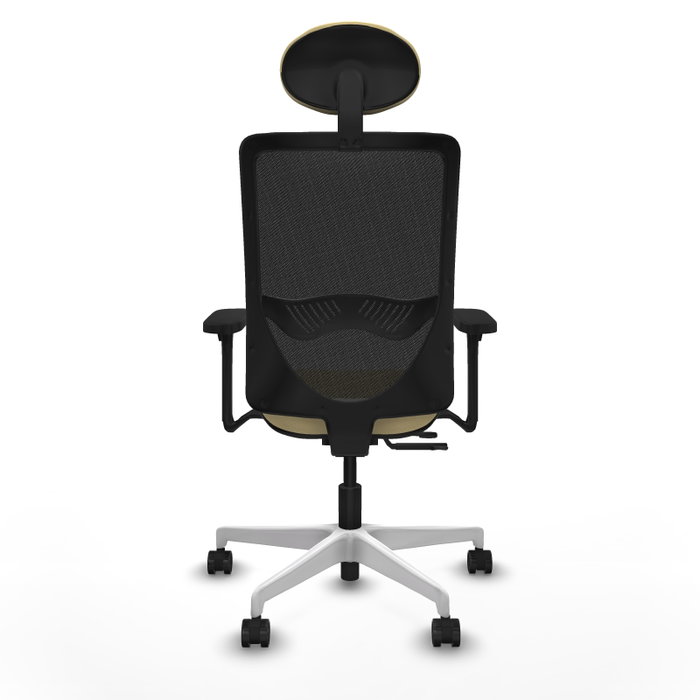 PIQUERAS Y CRESPO Silla de oficina Zulema con mecanismo Sincro/Traslack Crema y Negro PIQUERAS Y CRESPO Silla de oficina Zulema con mecanismo Sincro/Traslack Crema y Negro