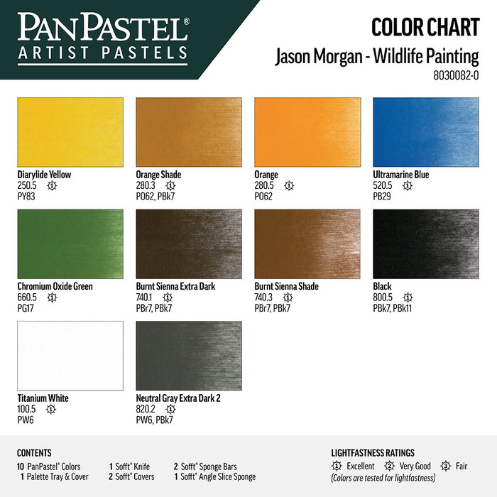 Panpastel 10 - Estuche de pintura de naturaleza con Jason Morgan Panpastel 10 - Estuche de pintura de naturaleza con Jason Morgan