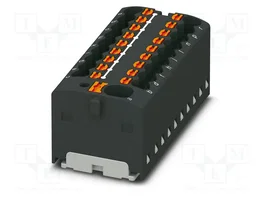PHOENIX CONTACT PTFIX 4/18X1.5 BK conector de carril de 19 bornas